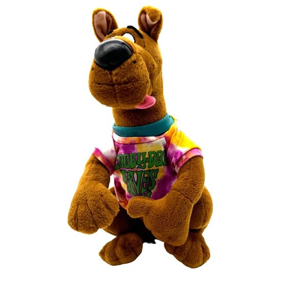Applause Other - Scooby-Doo Plush Cartoon Network Wearing Tie-Dye Shirt Applause 1999 12" Stuffed